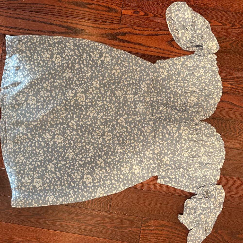 Sabo Skirt Blue Floral Mini Dress